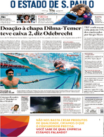 Capa do jornal Estadão 19/12/2016