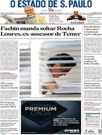 Capa do jornal Estadão 01/07/2017