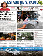 Capa do jornal Estadão 02/02/2017