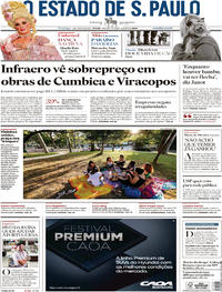 Capa do jornal Estadão 02/07/2017