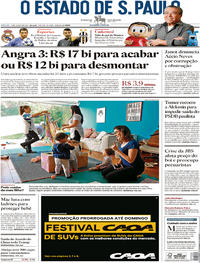 Capa do jornal Estadão 03/06/2017