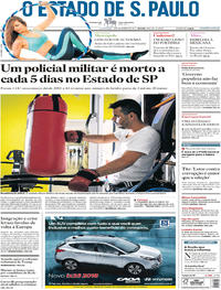 Capa do jornal Estadão 03/12/2017