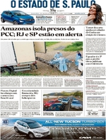 Capa do jornal Estadão 04/01/2017