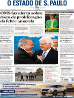 Capa do jornal Estadão 04/02/2017