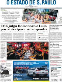 Capa do jornal Estadão 04/11/2017