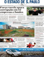 Capa do jornal Estadão 05/02/2017