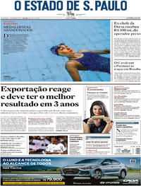 Capa do jornal Estadão 05/03/2017