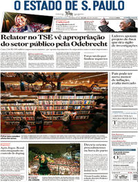 Capa do jornal Estadão 06/03/2017