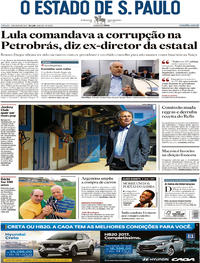 Capa do jornal Estadão 06/05/2017
