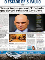 Capa do jornal Estadão 07/02/2017