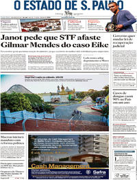 Capa do jornal Estadão 09/05/2017