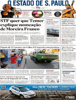 Capa do jornal Estadão 10/02/2017