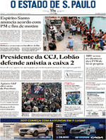 Capa do jornal Estadão 11/02/2017