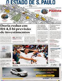 Capa do jornal Estadão 16/07/2017