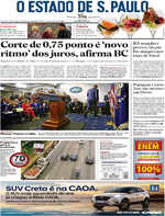 Capa do jornal Estadão 19/01/2017