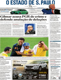 Capa do jornal Estadão 22/03/2017