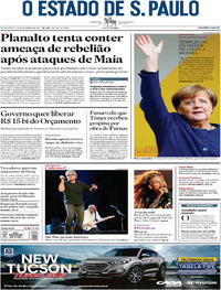Capa do jornal Estadão 22/09/2017