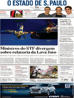 Capa do jornal Estadão 23/01/2017