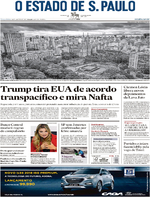 Capa do jornal Estadão 24/01/2017