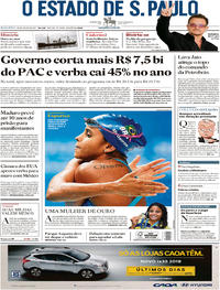 Capa do jornal Estadão 28/07/2017
