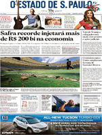 Capa do jornal Estadão 29/01/2017