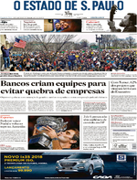 Capa do jornal Estadão 30/01/2017