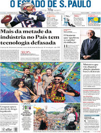 Capa do jornal Estadão 04/02/2018