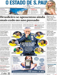 Capa do jornal Estadão 06/03/2018