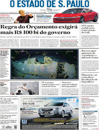 Capa do jornal Estadão 07/03/2018