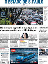 Capa do jornal Estadão 07/12/2018