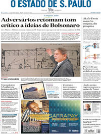 Capa do jornal Estadão 11/09/2018