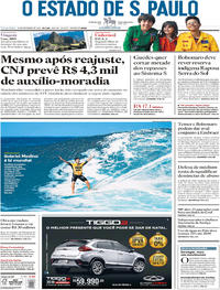 Capa do jornal Estadão 18/12/2018