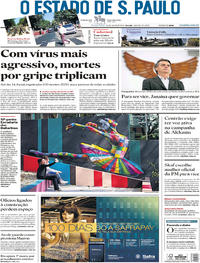 Capa do jornal Estadão 24/07/2018