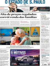 Capa do jornal Estadão 24/09/2018