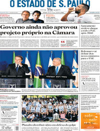 Capa do jornal Estadão 01/04/2019