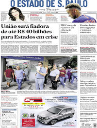 Capa do jornal Estadão 04/05/2019