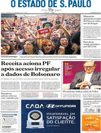 Capa do jornal Estadão 06/04/2019