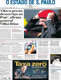 Capa do jornal Estadão 07/05/2019