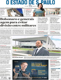 Capa do jornal Estadão 19/03/2019