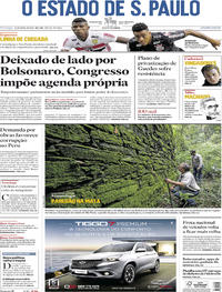 Capa do jornal Estadão 21/04/2019