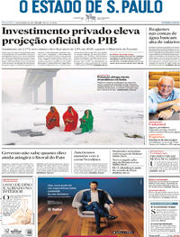 Capa do jornal Estadão 05/11/2019