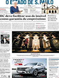 Capa do jornal Estadão 06/07/2019