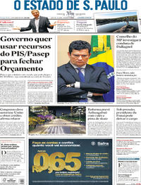Capa do jornal Estadão 11/06/2019