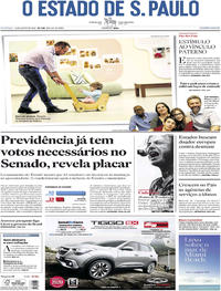Capa Jornal O Estado de Sao Paulo