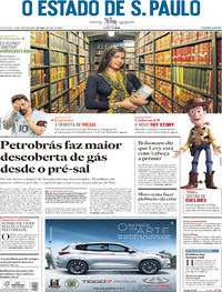 Capa do jornal Estadão 16/06/2019