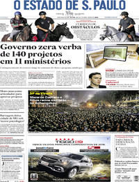 Capa do jornal Estadão 19/05/2019