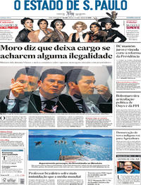 Capa do jornal Estadão 20/06/2019