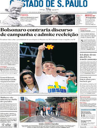 Capa do jornal Estadão 21/06/2019