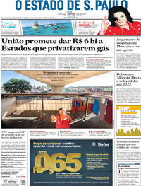 Capa do jornal Estadão 25/06/2019