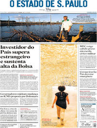 Capa do jornal Estadão 04/02/2020